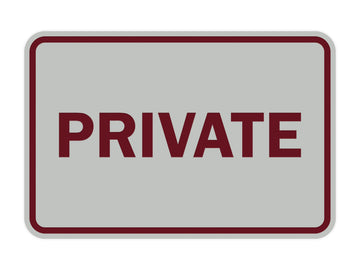 Signs ByLITA Classic Framed Private